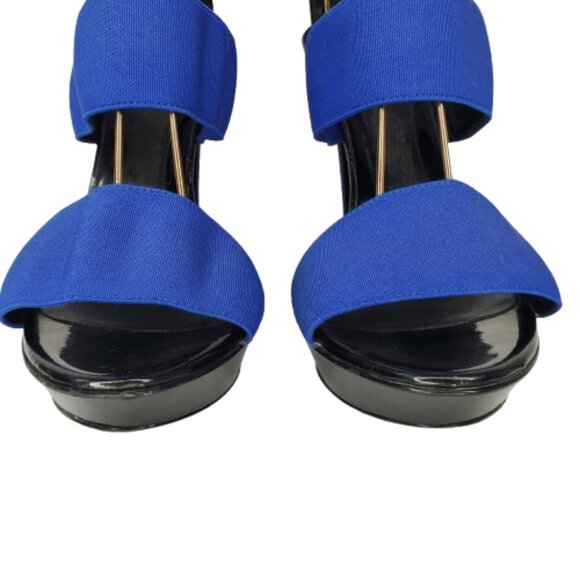 Fendi Elastic Ankle Strap Platform Pumps Heels - Picture 3 of 7